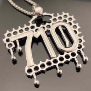 710 Honeycomb Pendant - 925 Sterling Silver
