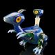 Blue Dinosaur Glass