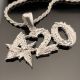 Leafy 420 Pendant - 925 Sterling Silver