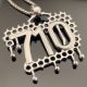 710 Honeycomb Pendant - 925 Sterling Silver