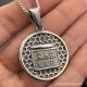 Dab Life Coin Pendant - 925 Sterling Silver