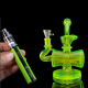 HAZE with Neon Green Tunnel Glass