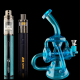 HAZE and DRIP with Neon Blue Double Circle
